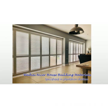 wholesale wooden plantation shutter components parts supplier